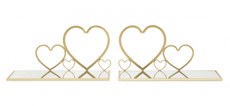 Set 2 Noptiere Suspendate cu Inimi Mobilier Luxos CreativDeco [2]