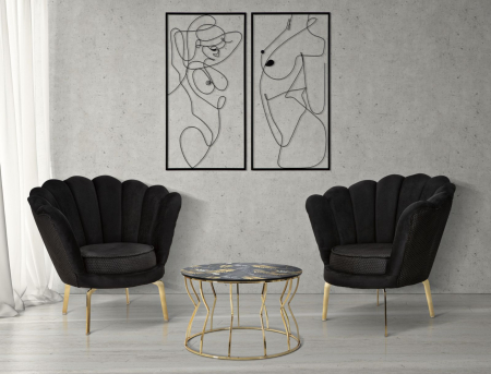 Panouri Metalice Figuri Abstracte CreativDeco - Design Minimalist si Impact Vizual [4]