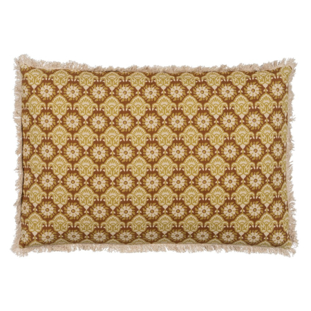 Perne Decorative in Stil Boho - Set 2 perne cu franjuri si model medalion