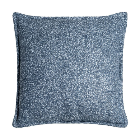 Textile - Set 2 perne decorative albastru închis cu fir melanj alb și albastru deschis pe fundal alb