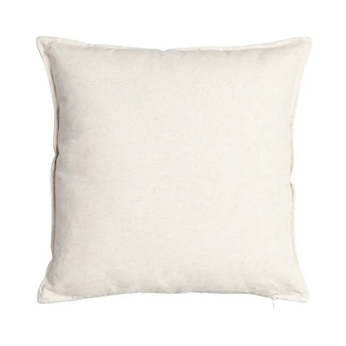 Perne Decorative - Set 2 perne decorative crem pătrate din bumbac și in