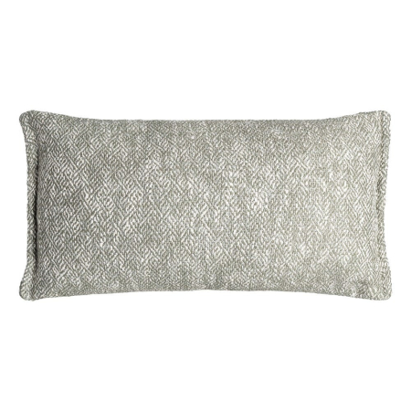 Textile - Set 2 perne decorative dreptunghiulare verde-salvie cu aspect melanj și textură mată pe fundal alb