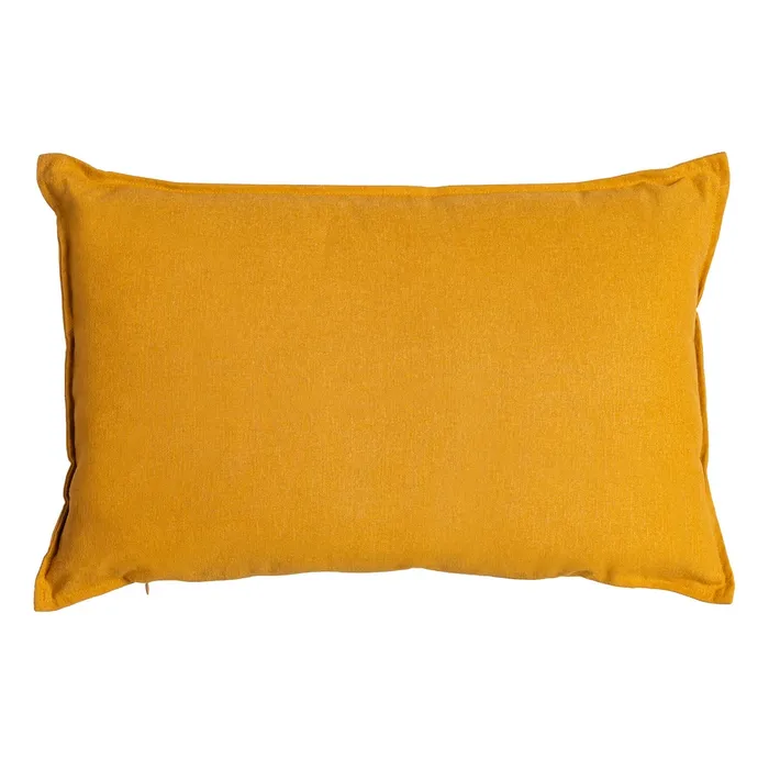 Perne Decorative - Set 2 perne decorative ocru dreptunghiulare din bumbac și in