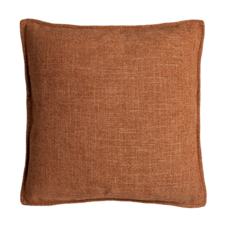 Textile in Stil Mediteranean - Set 2 perne decorative pătrate mari cărămizii cu țesătură moale cu fir gros și bordură îngustă