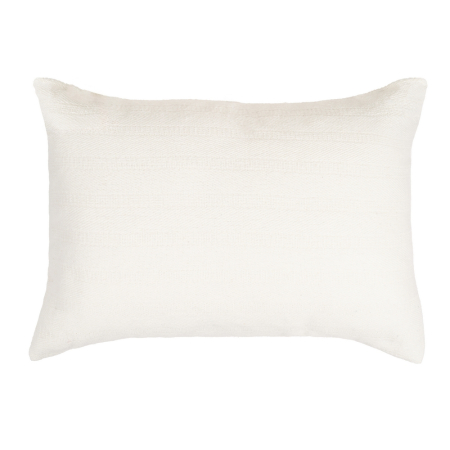 Perne in Stil Contemporan - Set 2 perne din bumbac și poliester textură simplă alb antic 70x50 cm