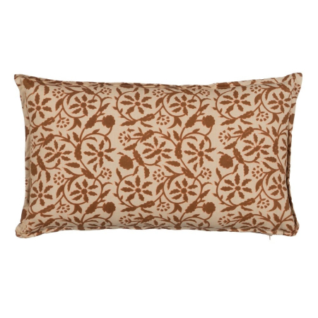 Textile in Stil Shabby Chic - Set 2 pernute etnice cu print floral in relief
