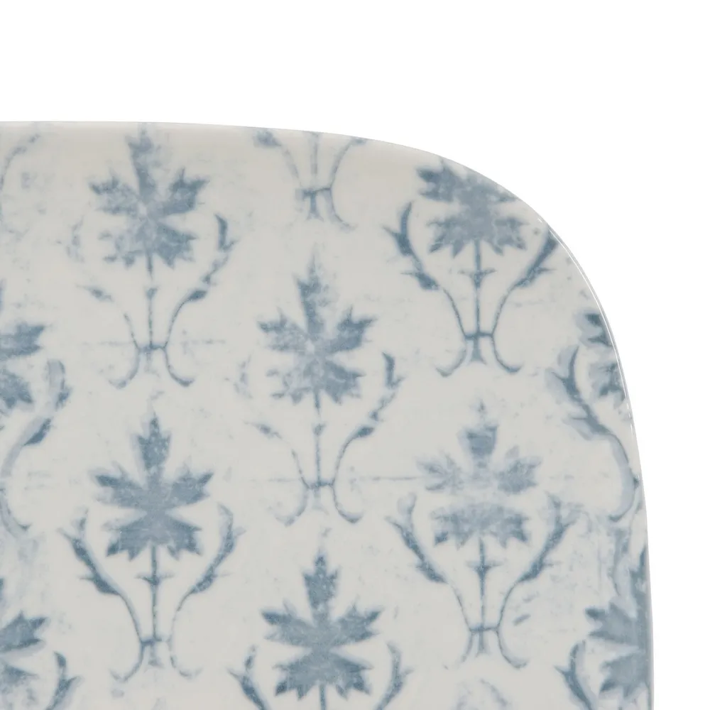 Platouri alb-albastre | Set 2 | Portelan sofisticat | CreativDeco [4]