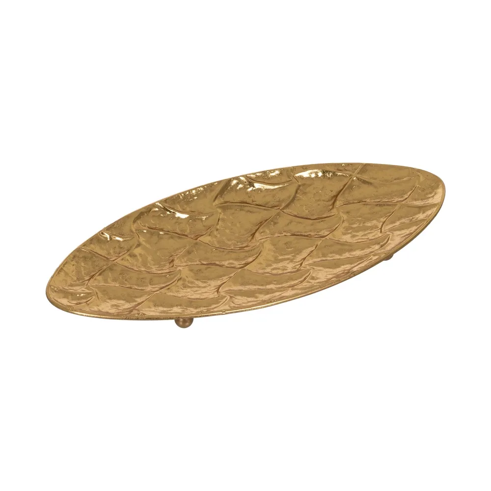 Platouri Ovale Aurii | Accesorii Decorative Versatile [2]