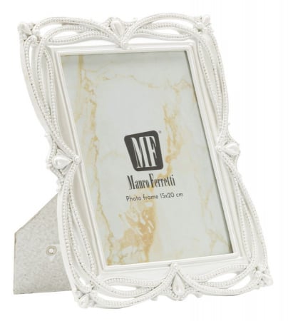 CADOURI - Rame foto albe din rășină cu design ornamental – imagine principală – Ribbon