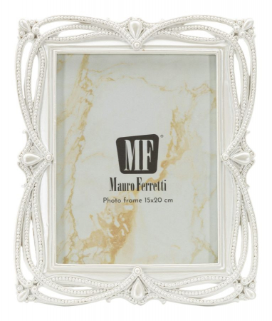 Rame foto albe din rășină cu design ornamental – imagine principală – Ribbon [1]