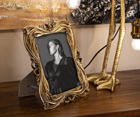 Rame foto aurii din rășină cu design sculptural baroc – imagine principală – Baroque [4]