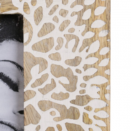 Set rame mango sculptat alb 13x18cm – decor boho cald [3]