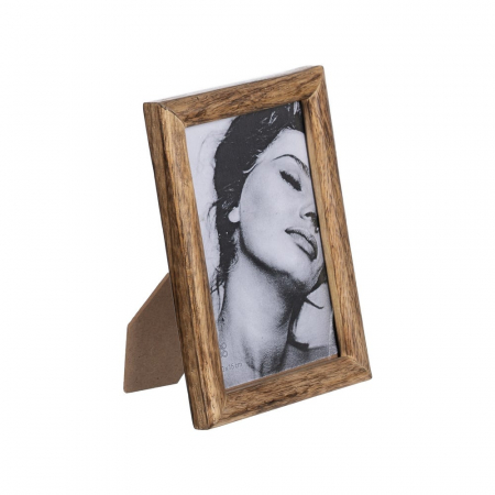 CADOURI - Set 2 rame foto lemn mango natur 10x15cm – decor simplu boho