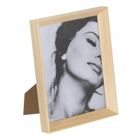 CADOURI - Set rame lemn natur minimalist 15x20 cm | CreativDeco