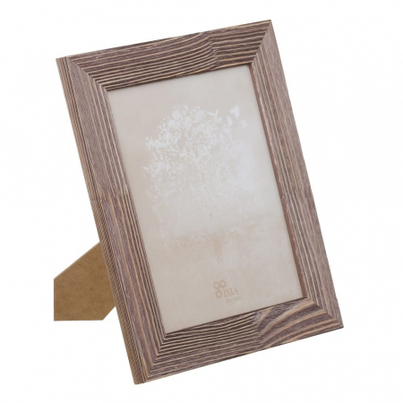 CADOURI - Set 2 rame foto rustic lemn maro închis 20x25cm, format vertical 26.5x32cm