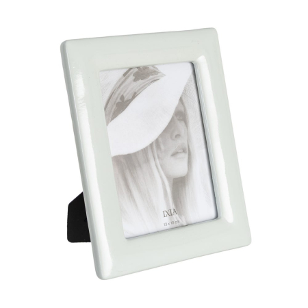 CADOURI - Set 2 rame foto verde mentă din poliresină cu profil lat și lucios 13 x 18 cm