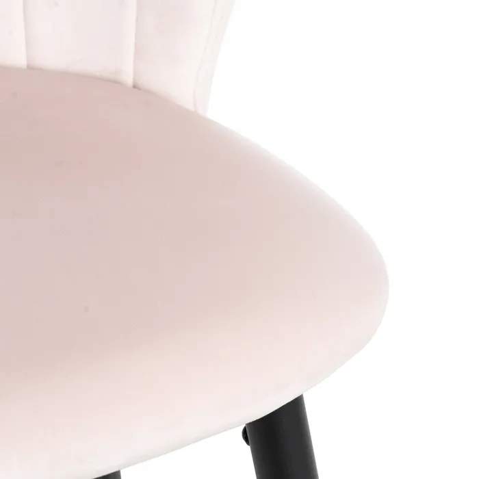 Set de scaune de bar roz pentru decor modern|Seturi scaune bar din catifea [5]