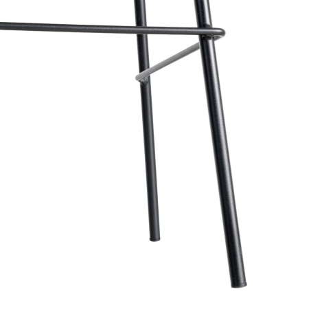 Set 2 scaune bar gri închis piele ecologică metal HoReCa [10]