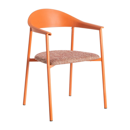 Set 2 scaune dining interior exterior din polipropilenă și stofă [1]
