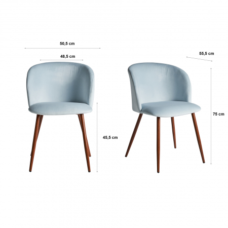 Scaune vintage catifea|Scaune premium dining [8]