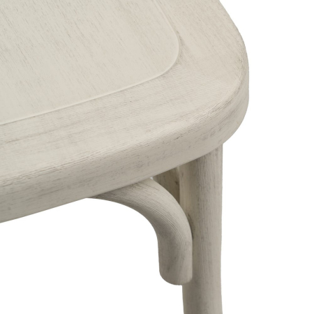 Set 2 scaune dining și HORECA albe cu spătar tip X din polipropilenă [8]