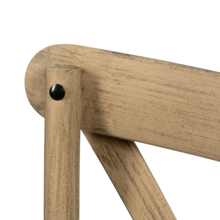 Set 2 scaune dining și HORECA natur cu spătar tip X din polipropilenă [8]