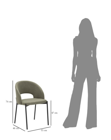 Set 2 Scaune Helsinki, verde negru [1]