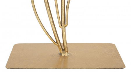Sculpturi metalice decorative aurii Leaf [3]