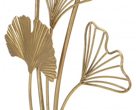 Sculpturi metalice decorative aurii Leaf [1]