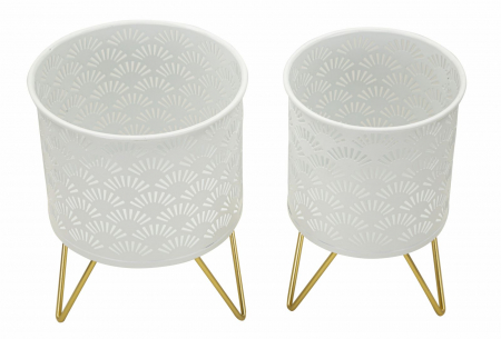 Suporturi Ghivece Perforate CreativDeco - Accesorii de Lux pentru Plante [1]