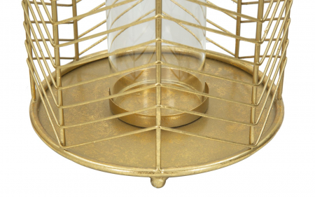 Suport auriu lumanari design italian | Atmosfera rafinata CreativDeco [3]