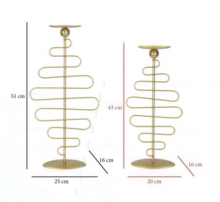 Set suporturi lumanari Alid design modern CreativDeco [7]