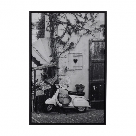 Set tablouri alb-negru Italia vintage Vespa retro 40x60 [1]