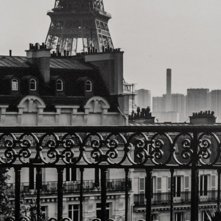 Set tablouri alb-negru Paris Roma arhitectura urbană 40x60 [4]