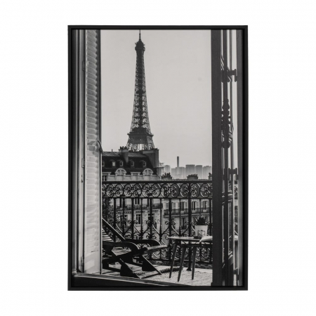 Set tablouri alb-negru Paris Roma arhitectura urbană 40x60 [2]
