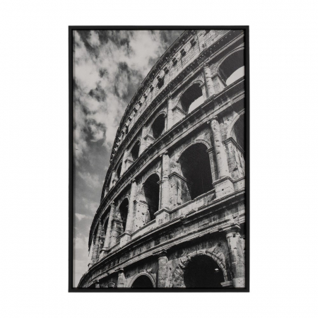 Set tablouri alb-negru Paris Roma arhitectura urbană 40x60 [1]