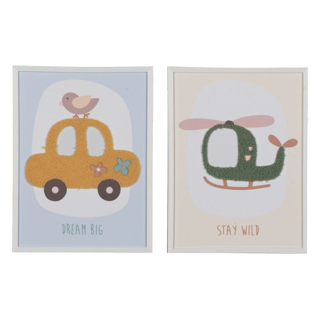 Camera copiilor - Set tablouri copii | Decor cu vehicule pentru camera copiilor