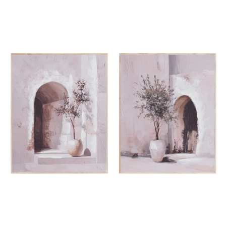 Decoratiuni perete - Set 2 tablouri arcadă cu măslin