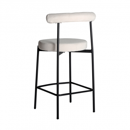 Taburete bar vintage albe|Taburete inalte premium [3]