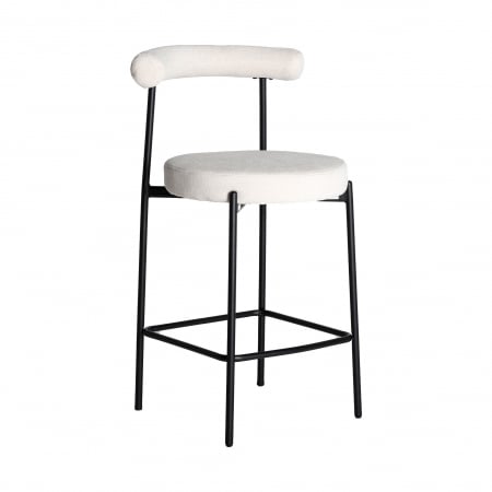 Scaune HORECA - Taburete bar vintage albe|Taburete inalte premium