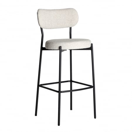 Scaune HORECA - Scaune bar vintage albe|Taburete inalte premium