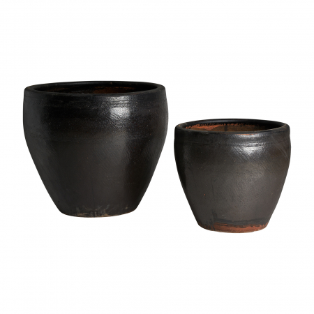 Set vase decorative unicat ceramica neagra|Vase decorative contemporane [1]