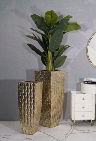 Vaze aurii inalte decorative CreativDeco [1]