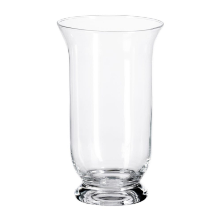 Obiecte decorative - Set vaze din sticlă transparentă cu bază rotundă și deschidere evazată