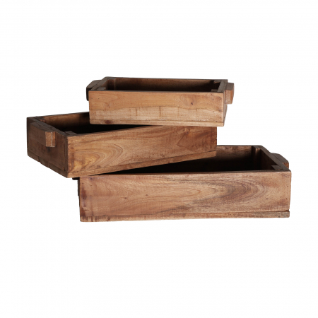 Cutii decorative - Cutii lemn mahogany vintage|Organizare etnica premium