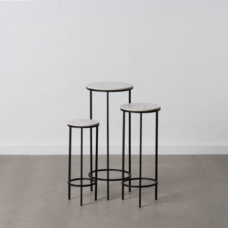 MEGA PROMOTII - Set Măsuțe Rotunde CreativDeco - Mobilier Modular pentru Decor Modern