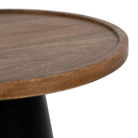 Imagine set 3 mese de cafea mango picioare negre [5]