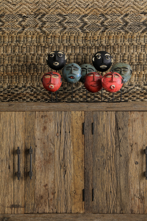 Set 3 statuete etnice cocos multicolor|Decoratiuni exotice [3]