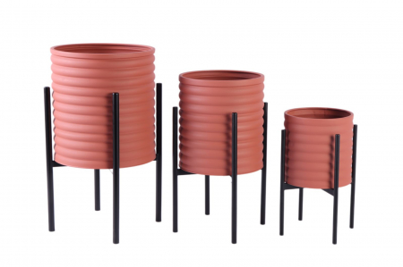 Obiecte decorative - Suporturi ghivece ondulate | Decor plante CreativDeco