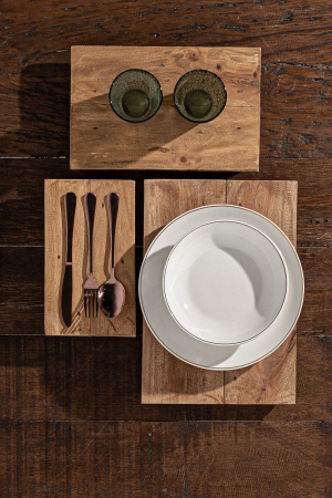 Tocatoare lemn mahogany etnice|Accesorii bucatarie premium [2]